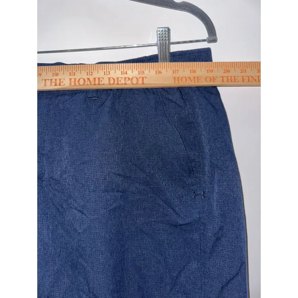Under Armour Golf Shorts Blue Mens Size 40‎ Loose Fit Stretch WaistBand Heatgear